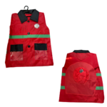 Firefighter Costume Set (Red with Green) - Image 3
