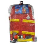 Firefighter Costume Set (Red with Yellow)