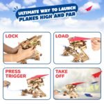 SMARTIVITY Hydraulic Plane Launcher Kit | Build-Your-Own STEM Toy for Kids Ages 6+ | DIY Hydraulic Launcher & Paper Planes - Image 3