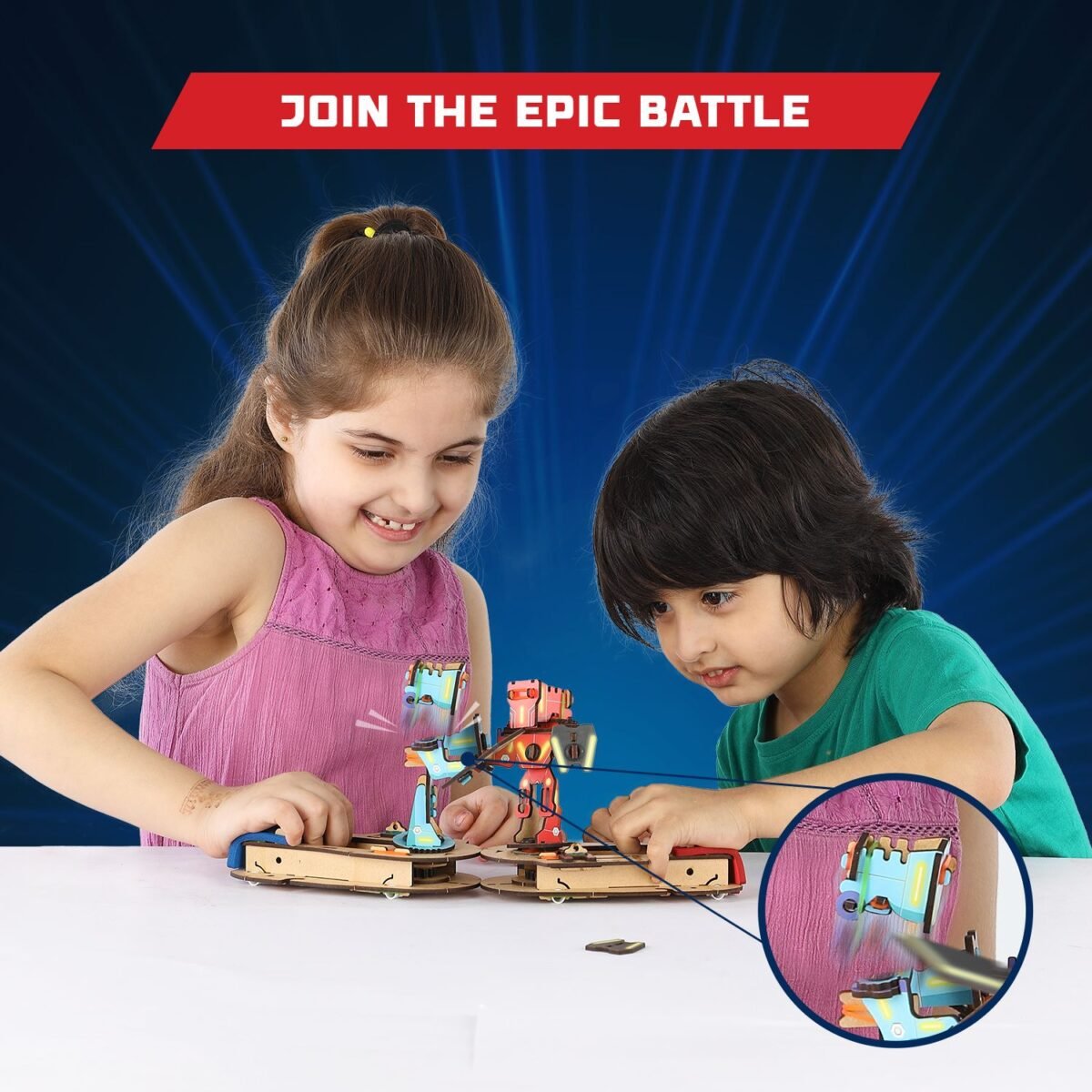 STEM Cyborg Battle Kit for Kids – Build, Play, and Battle Robots – Ages 7+ - Image 4