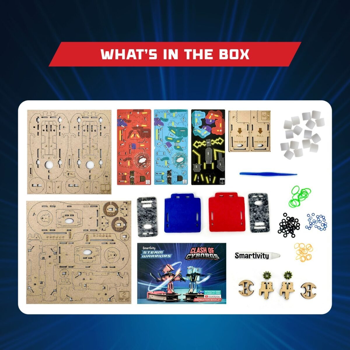 STEM Cyborg Battle Kit for Kids – Build, Play, and Battle Robots – Ages 7+ - Image 5