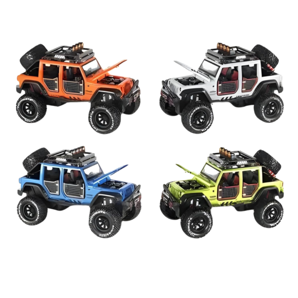 1:24 Die Cast 4WD Off Road Car (Assorted Color)