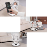 Mastela Deluxe Multi-Motion Baby Cradle (White) - Image 6