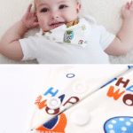 3pcs Baby Triangle Bibs (Boy) – Soft, Absorbent, and Adjustable Bib Set - Image 4