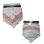 3pcs Baby Triangle Bibs (Girl)