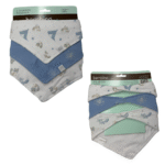 3pcs Baby Triangle Bibs (Boy)