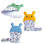 Baby Teether Rabbit Gloves – Soft Silicone Teething Mitten for 3-7 Months, BPA-Free - Image 6