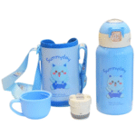 Kids Thermos Water Bottle with Strap and Holder - Image 10