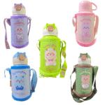 Kids Thermos Water Bottle with Strap and Holder