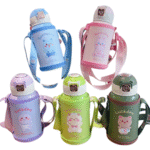 Kids Thermos Water Bottle with Strap and Holder - Image 7