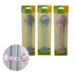 Child Safety Lock for Cabinets and Drawers | Assorted Colors, Easy Install, Kid-Proof Design - Image 2