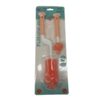 2pcs Baby Bottle Brush Cleaner Set – Gentle, BPA-Free, Easy Grip (Assorted color) - Image 3