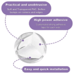 4PCS Corner Protector for Kids | Baby Safety Furniture Edge Guards | Easy Install, Non-Toxic - Image 4