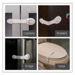 2PCS Multi-Purpose Cabinet Latch for Baby Safety | Childproof, No Tools, Easy Install - Image 4