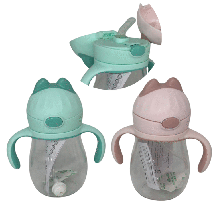 Kids Sip Water Bottle – Adorable Ear-Shaped Lid