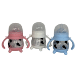 180ml Baby Feeding Bottle with Handle | Cute Cow Design | BPA-Free - Image 2