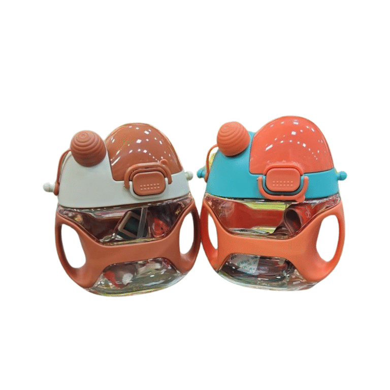 Kids Water Bottle with Handle & Strap