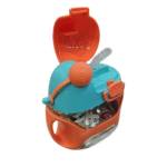 Kids Water Bottle with Handle & Strap – Flip-Top & Straw Sipper, Leak-Proof, BPA-Free (Assorted Color) - Image 2