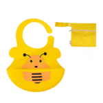 Silicone Bib and Bag Set – Mess-Free Baby Feeding | Portable & Easy to Clean - Image 2