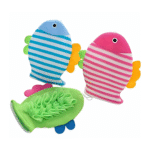 Fish Baby Bath Gloves with Net – Soft, Fun, Quick-Drying, Assorted Colors - Image 4