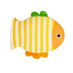 Fish Baby Bath Gloves with Net – Soft, Fun, Quick-Drying, Assorted Colors - Image 3