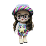 Doll with Eyeglass & Accessories