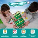 SMARTIVITY Foosball | DIY Tabletop Soccer Kit for Kids Ages 6-14 | STEM Learning, Sustainable Wood, Screen-Free Play - Image 5