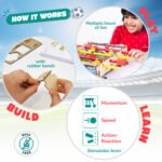 SMARTIVITY Foosball | DIY Tabletop Soccer Kit for Kids Ages 6-14 | STEM Learning, Sustainable Wood, Screen-Free Play - Image 3