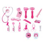 Kids Medical Tool Suitcase – 11-Piece Pink Doctor Play Set with Lights | Ages 3+ - Image 2