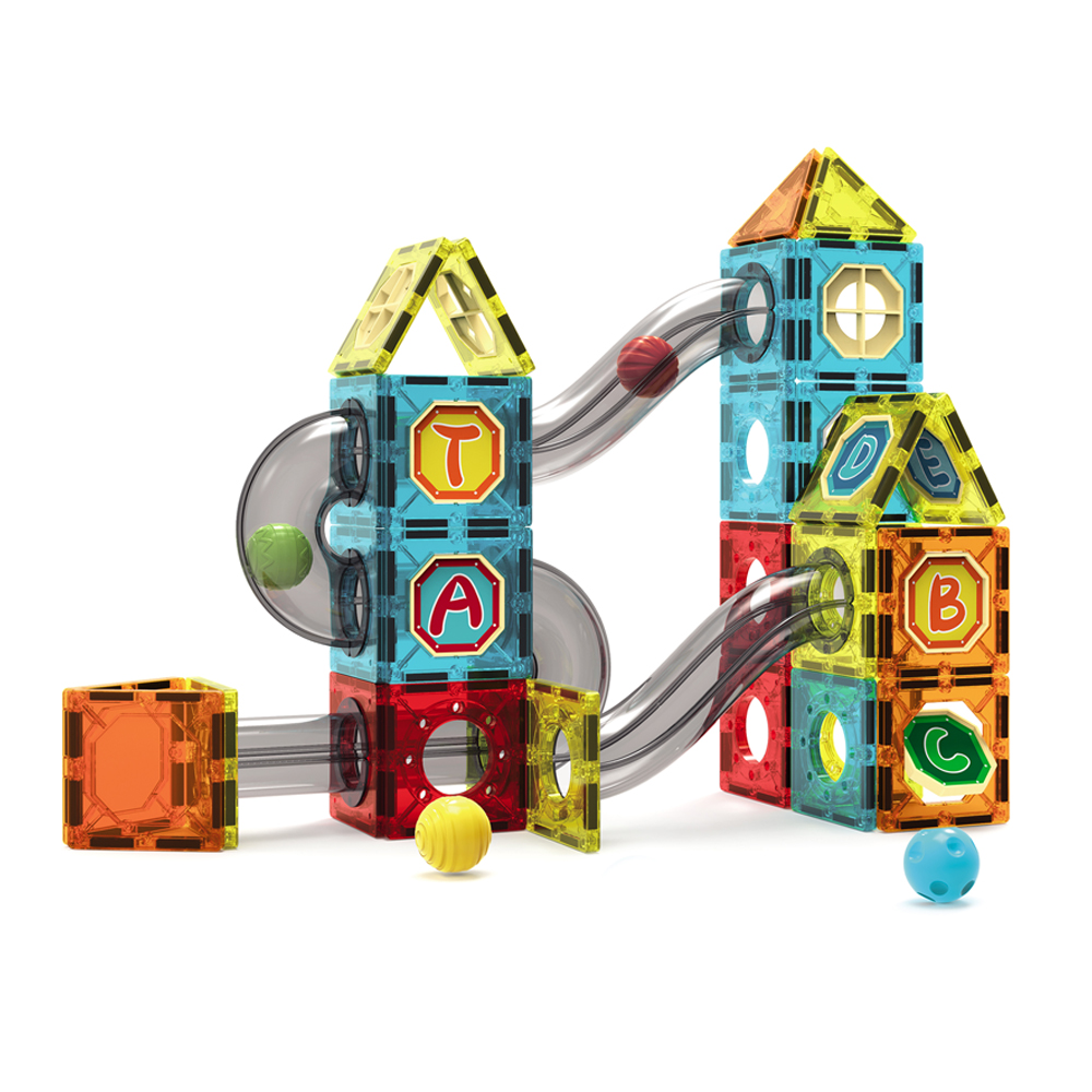 Magnetic building tiles clearance 35 pieces