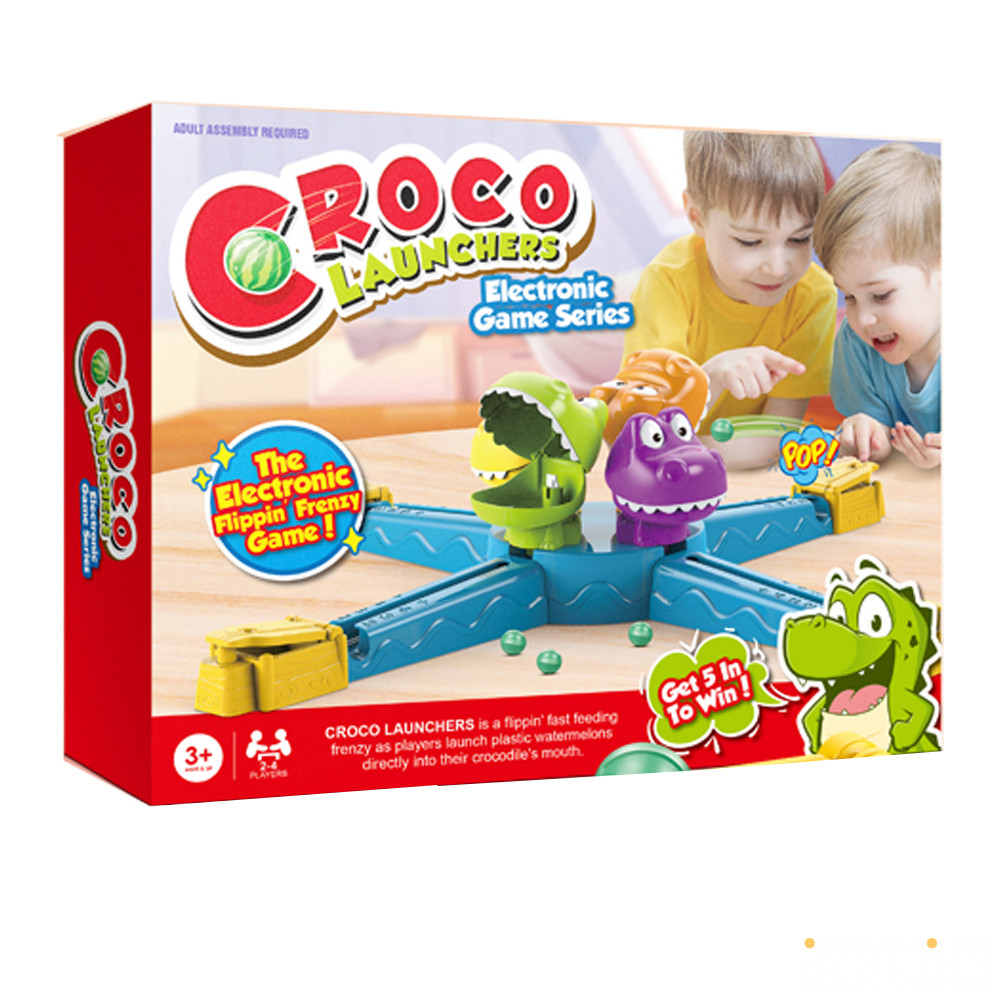 Croco Launchers - The Flippin' Feeding Frenzy Game for Ages 3+ - STEM