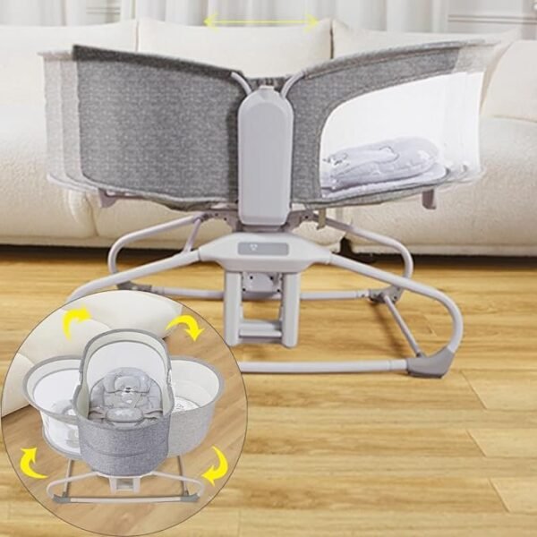 Mastela 4 in 1 Deluxe Multi-Functional Bassinet - Grey