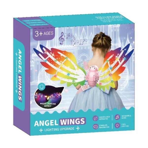 Fantasy Princess Wings DIY Toy - Assembled Elf Wings with Light