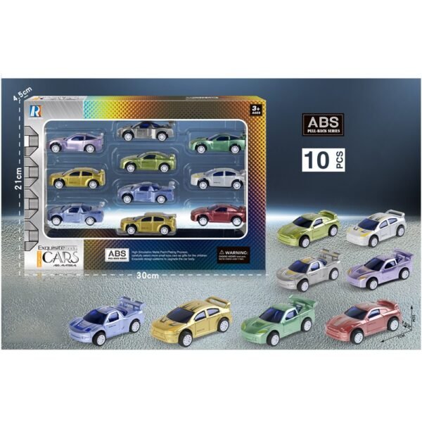 10 PCS Pull Back Car - Ages 3+