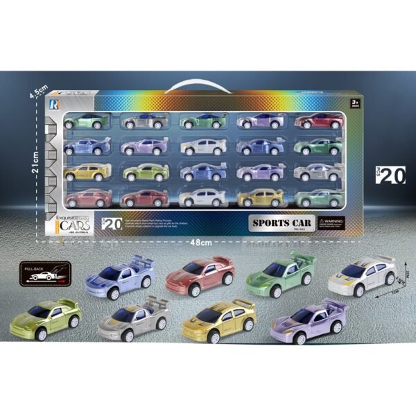20 PCS Pull Back Car - Ages 3+