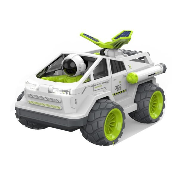 Space Explorer Rover - Cool Lighting, Solar Panels, Rugged Wheels - ABS Material - Windshield Opens, Figure Fits Inside - For Ages 3+