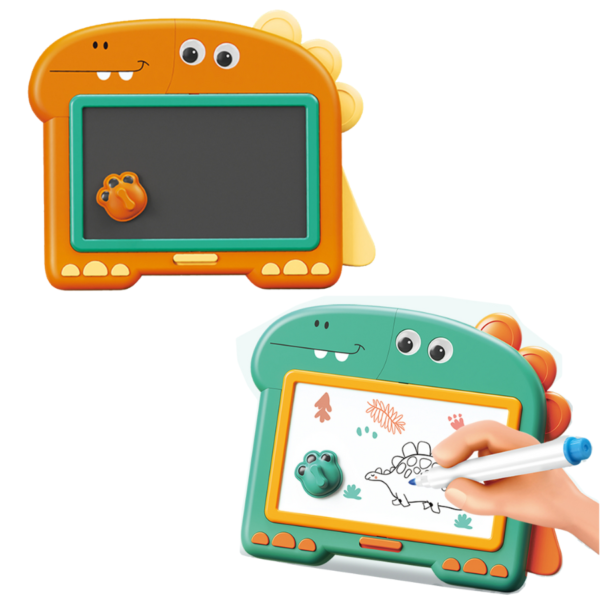 2 in 1 Dinosaur Drawing Board (Assorted Color)