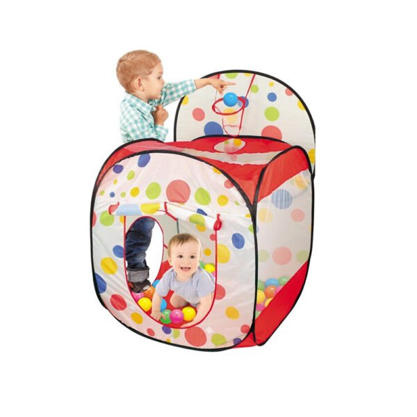 Magic Ball House - Children's Tent Shooting Game House with 100 Ocean Balls