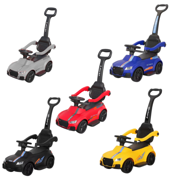 Chicago - Ride-On With Parental Handle - Assorted Colors