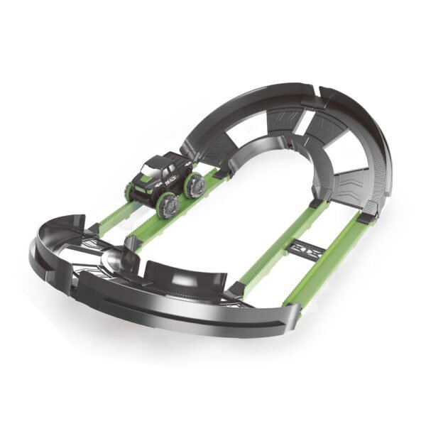 Electric stunt rolling rail car