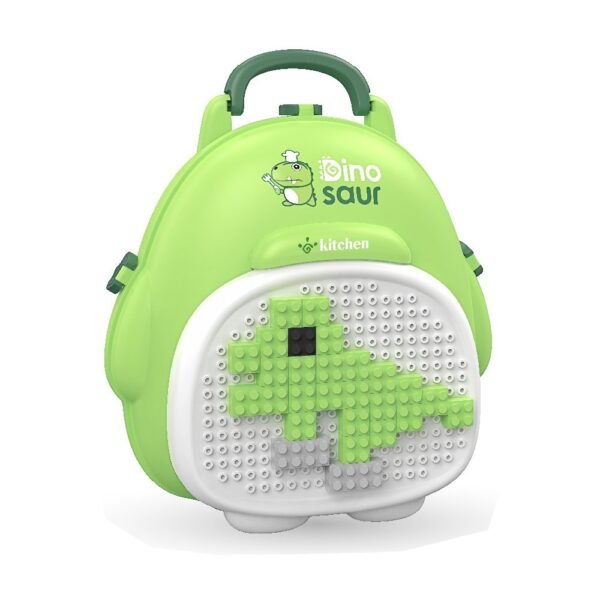 Dinosaur-Themed Family Backpack - 36 Pcs - 3 in 1