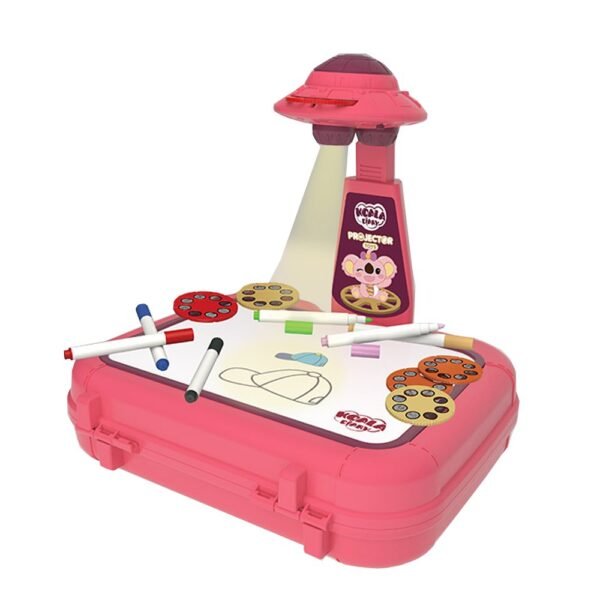 Take Your Art Anywhere: Portable Projection Box for Kids (3+)-Pink