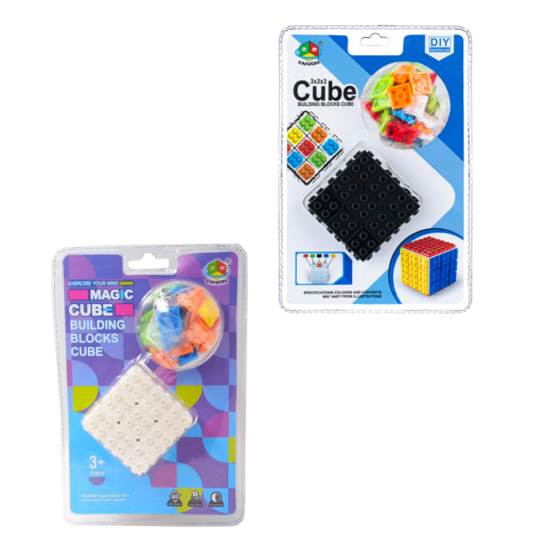 3x3x3 Cube Building DIY Blocks Cube (Color May Vary)