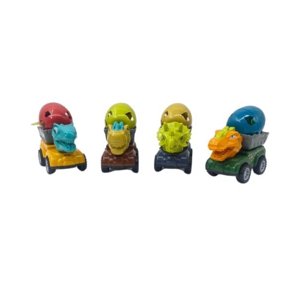 4PCS Little Dinosaur Egg Car Series - Ages 3+
