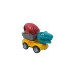 4PCS Little Dinosaur Egg Car Series - Ages 3+ - Image 2