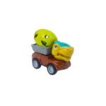 4PCS Little Dinosaur Egg Car Series - Ages 3+ - Image 5