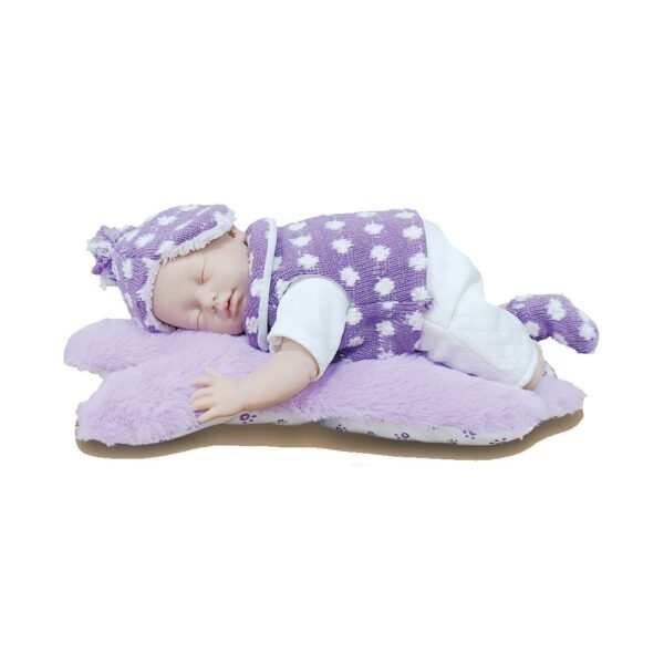 Cotton Body Music Sleeping Baby - 12 inches (Purple)