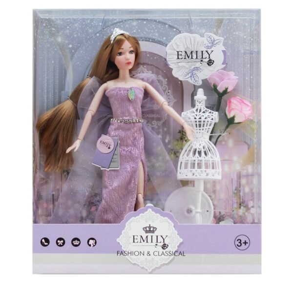 EMILY 12-Joint Doll - Emily Rising Star with Mannequin Stand