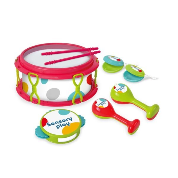 Musical Drum Kit - Red - Ages 3+