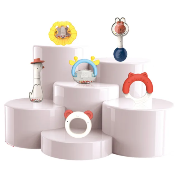 Baby Animal Rattle 6PCS